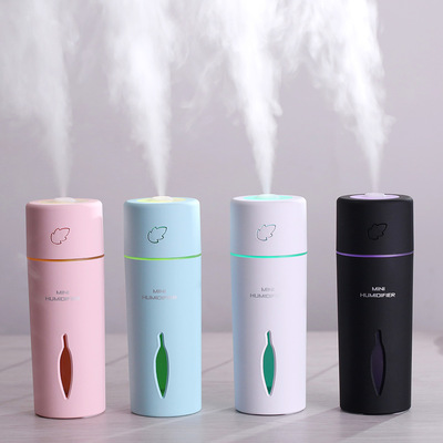 车载加湿器_简约usb加湿器大雾量叶子加湿器迷你超声波夜灯车载 