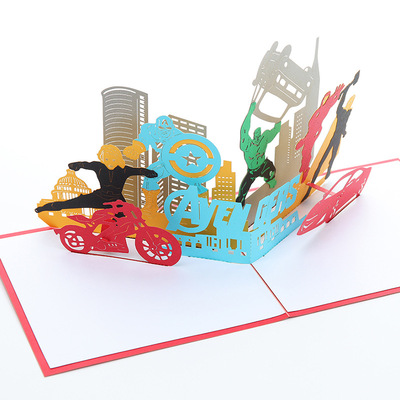 立体贺卡 婚礼圣诞情人节生日祝福3D贺卡定制