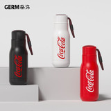 格沵（GERM）可口可乐联名水杯潮流杯子316运动保温杯350ml 黑色