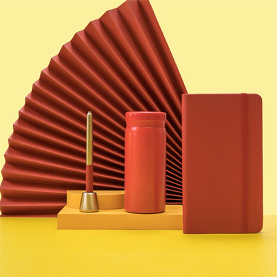 定制笔记本保温杯铜笔商务会议礼品学校公司***发布会礼物套装