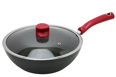 苏泊尔星星石麦饭石色健康不粘少油烟复底炒锅PC30W3/PC32W3