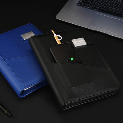 商务礼品定制移动电源创意本办公送礼多功能充电宝笔记本16GU盘