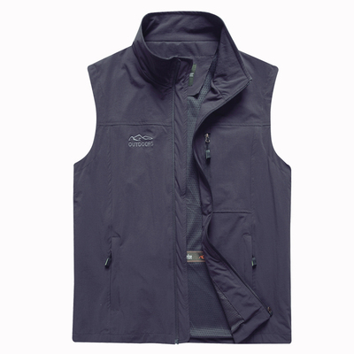 夏季速干马甲防风背心外套透气超薄款马甲工服定制