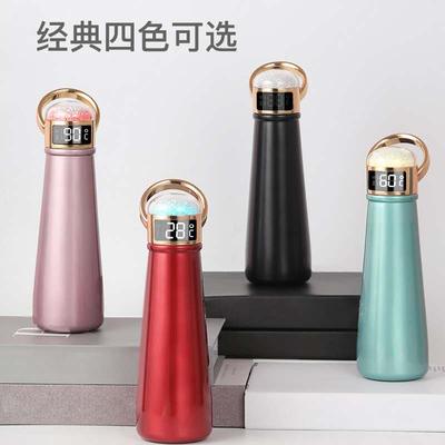 智能保温杯女创意礼品便携大容量水壶显示温度提醒喝水杯包邮