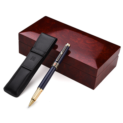 梦特娇签字笔高档木质礼盒装商务定制刻字