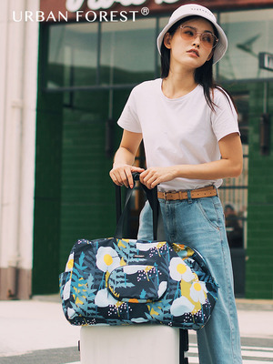 折叠旅行包男大容量轻便短途旅行包女手提运动健身包