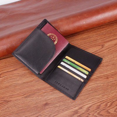 定做真皮护照包 头层牛皮护照机票夹 旅行夹牛皮定制 LOGO