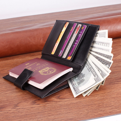 订制真皮护照包护照夹牛皮多卡位多功能功护照包旅行护照包