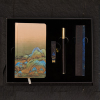 特色中国风创意文化商务礼品红木签字笔礼盒