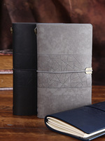 复古旅行记事笔记本文具随身创意手帐本简约文艺学生日记本可定制